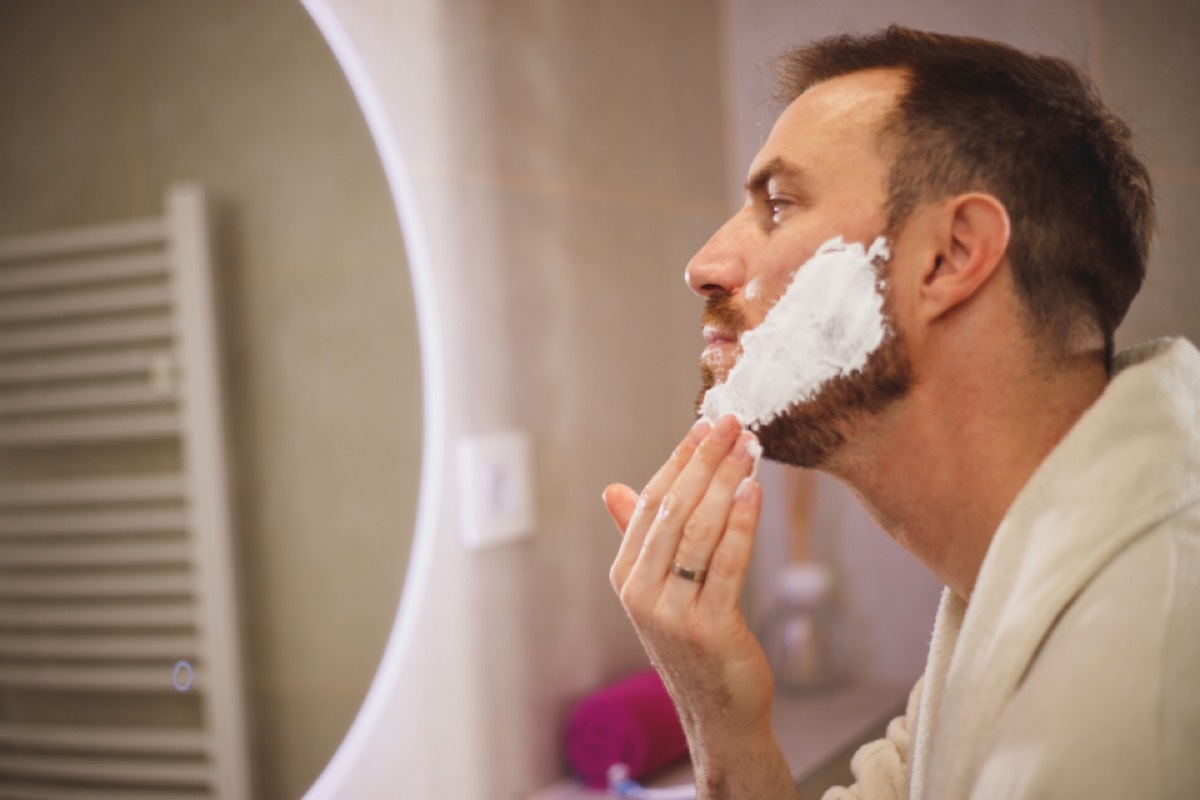 Topical foam, twice daily — illustrative image