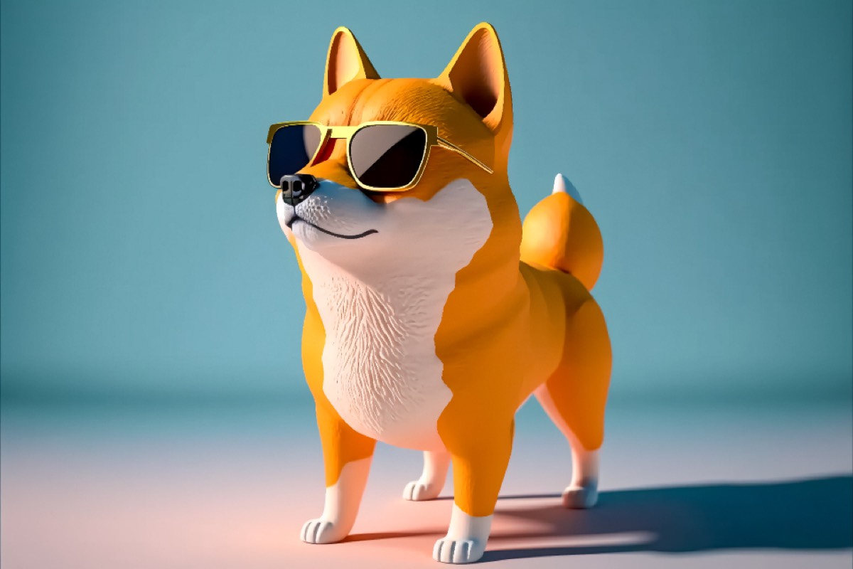 A dog looking towards the camera