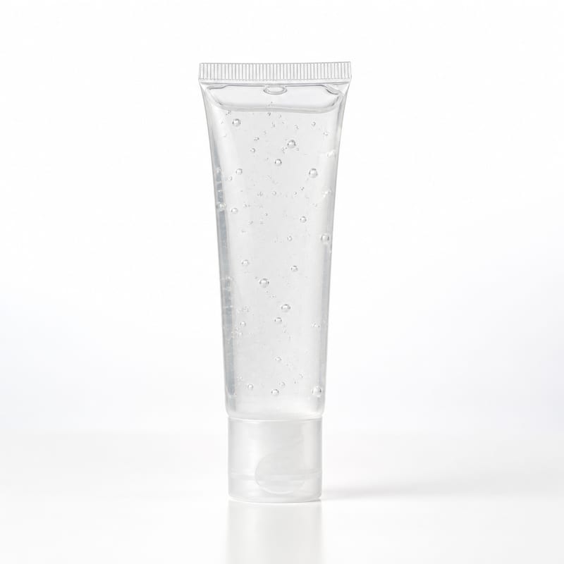 Unbranded tube of tea tree eyelid cleansing gel