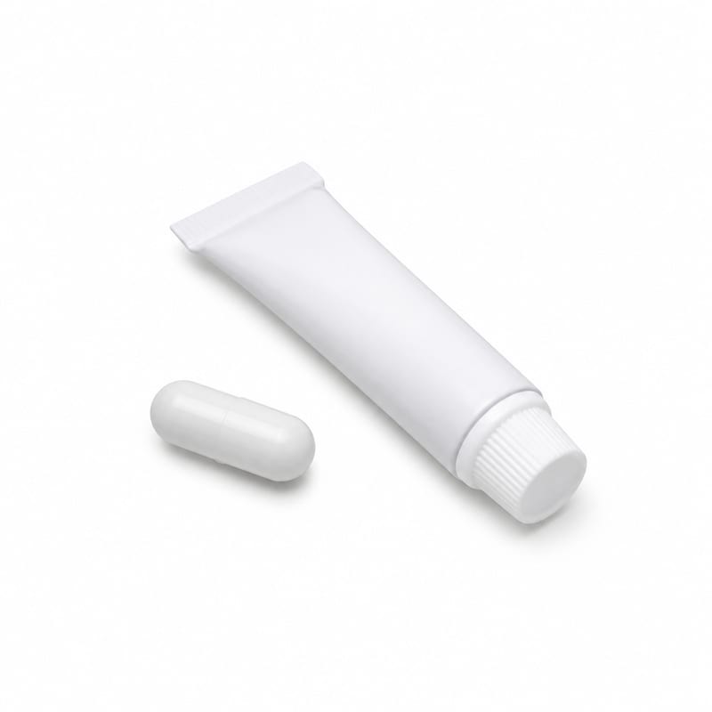 Unbranded thrush treatment capsule and cream