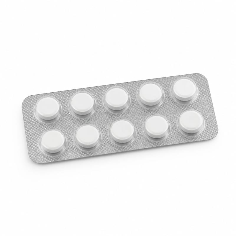 Unbranded travel sickness tablet blister